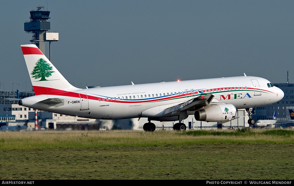 Aircraft Photo of F-OMRN | Airbus A320-232 | MEA - Middle East Airlines | AirHistory.net #558136