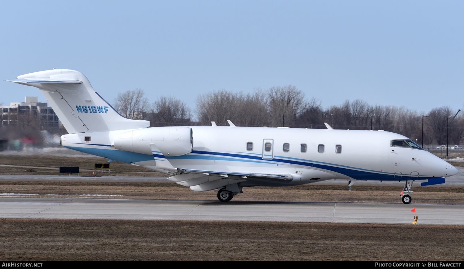 Aircraft Photo of N818WF | Bombardier Challenger 300 (BD-100-1A10) | AirHistory.net #558137