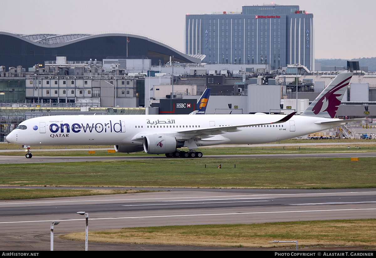 Aircraft Photo of A7-ANE | Airbus A350-1041 | Qatar Airways | AirHistory.net #558143