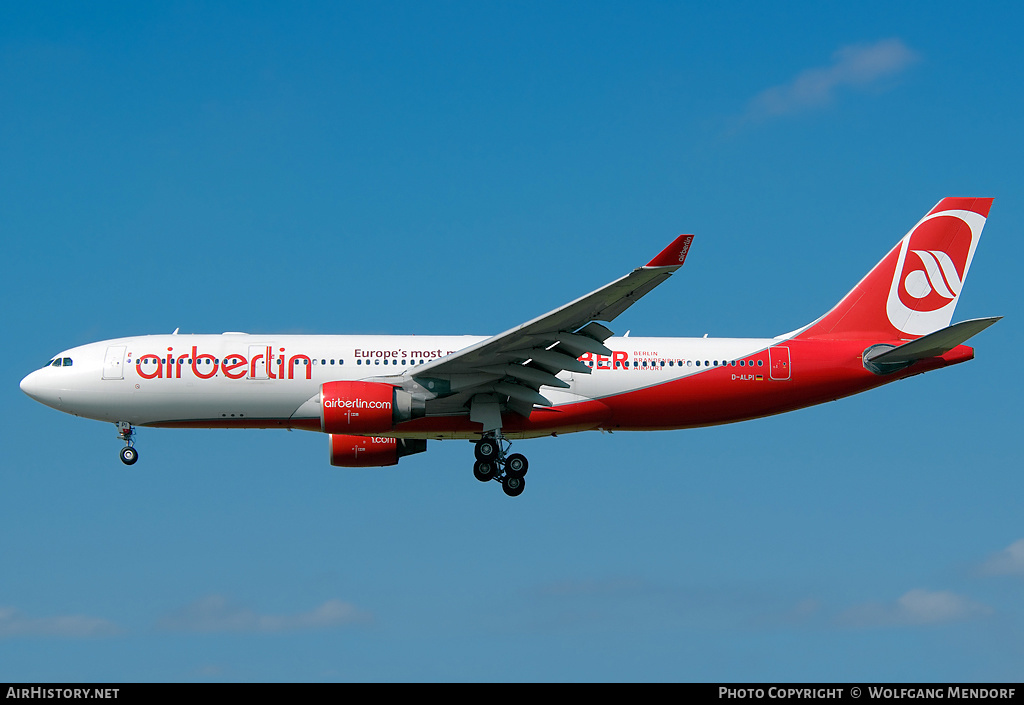 Aircraft Photo of D-ALPI | Airbus A330-223 | Air Berlin | AirHistory.net #558144