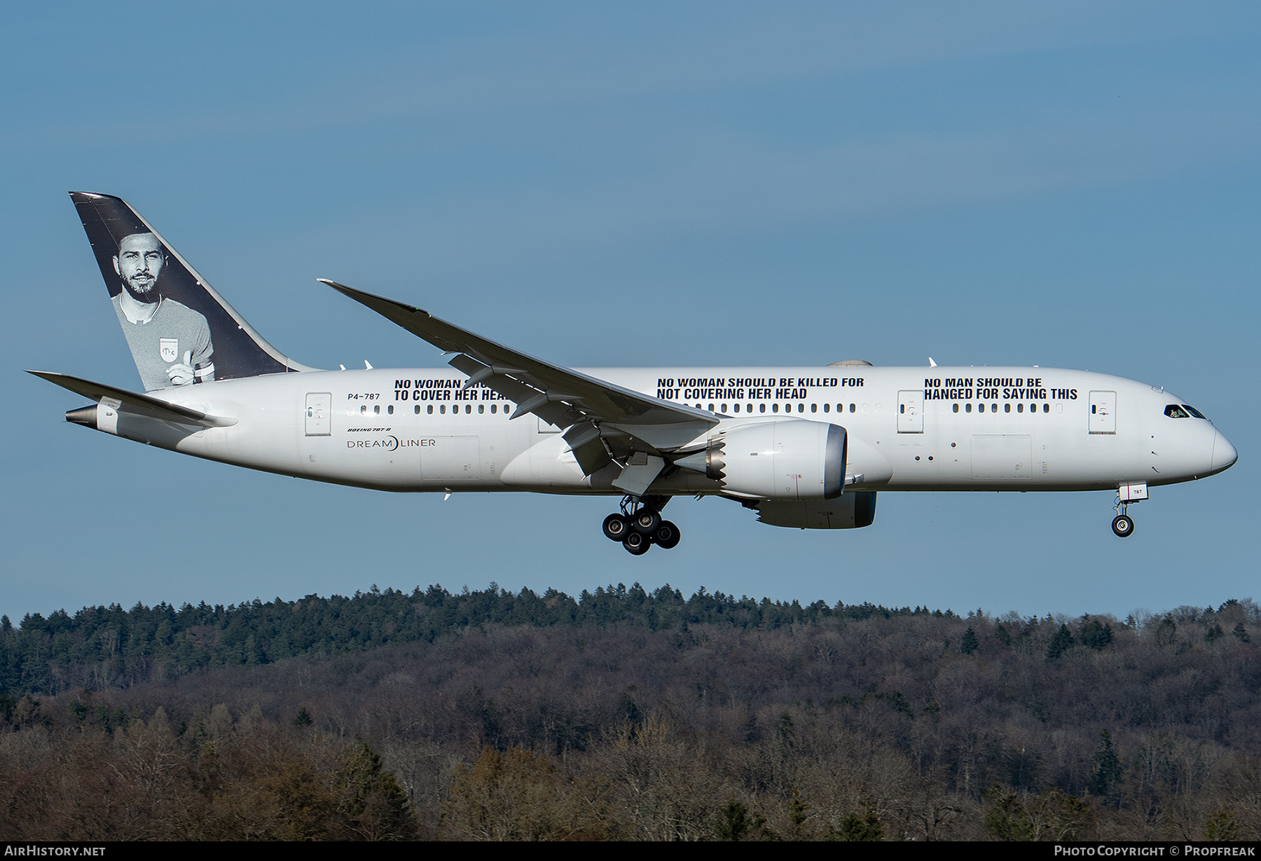 Aircraft Photo of P4-787 | Boeing 787-8 Dreamliner | AirHistory.net #558155