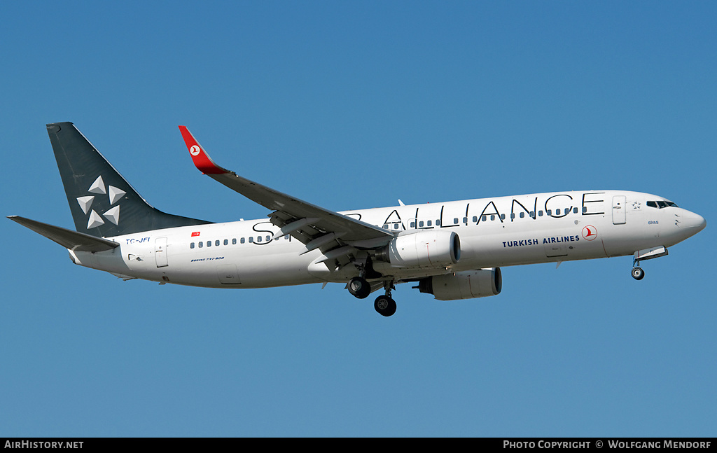 Aircraft Photo of TC-JFI | Boeing 737-8F2 | Turkish Airlines | AirHistory.net #558174