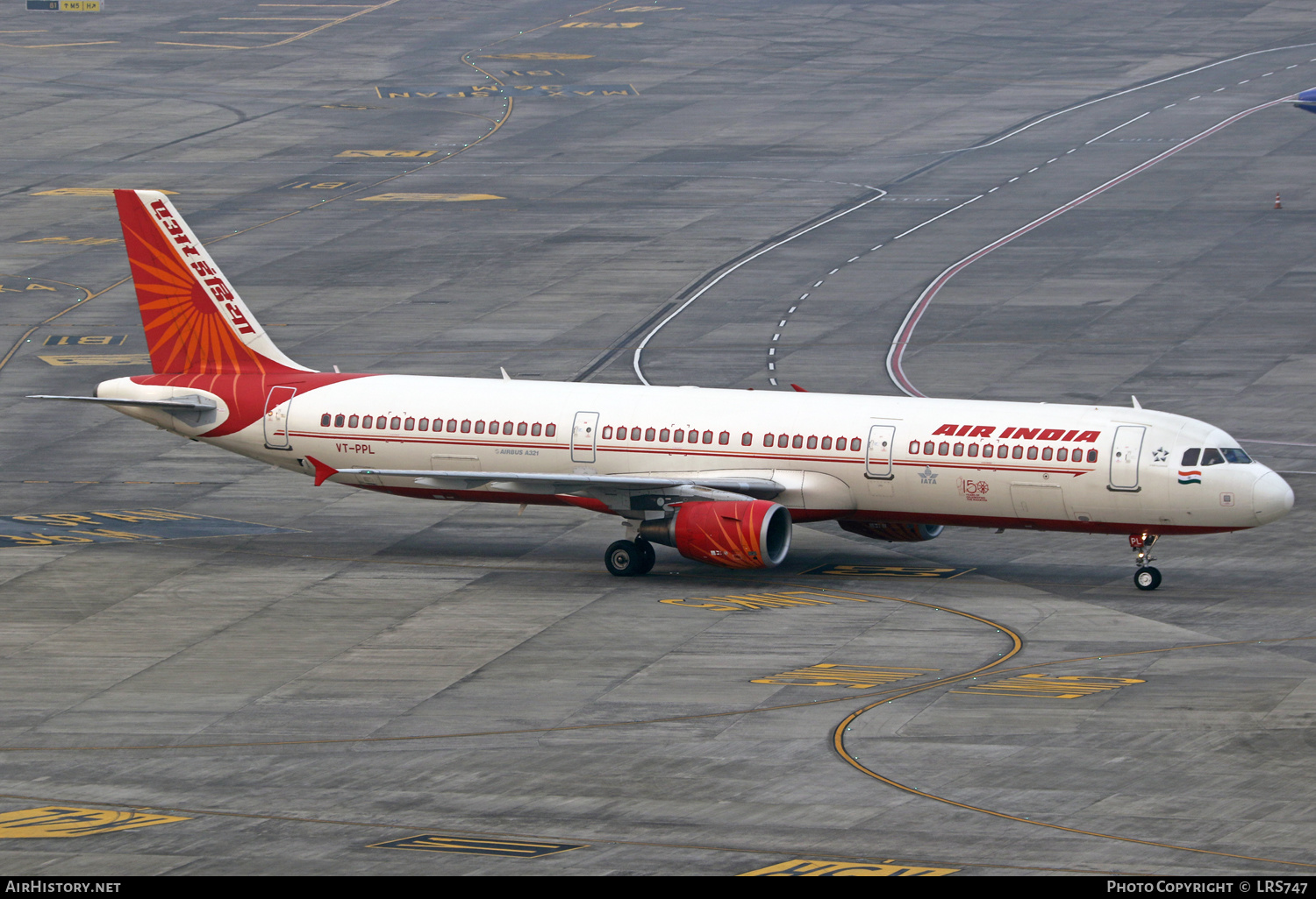Aircraft Photo of VT-PPL | Airbus A321-211 | Air India | AirHistory.net #558179