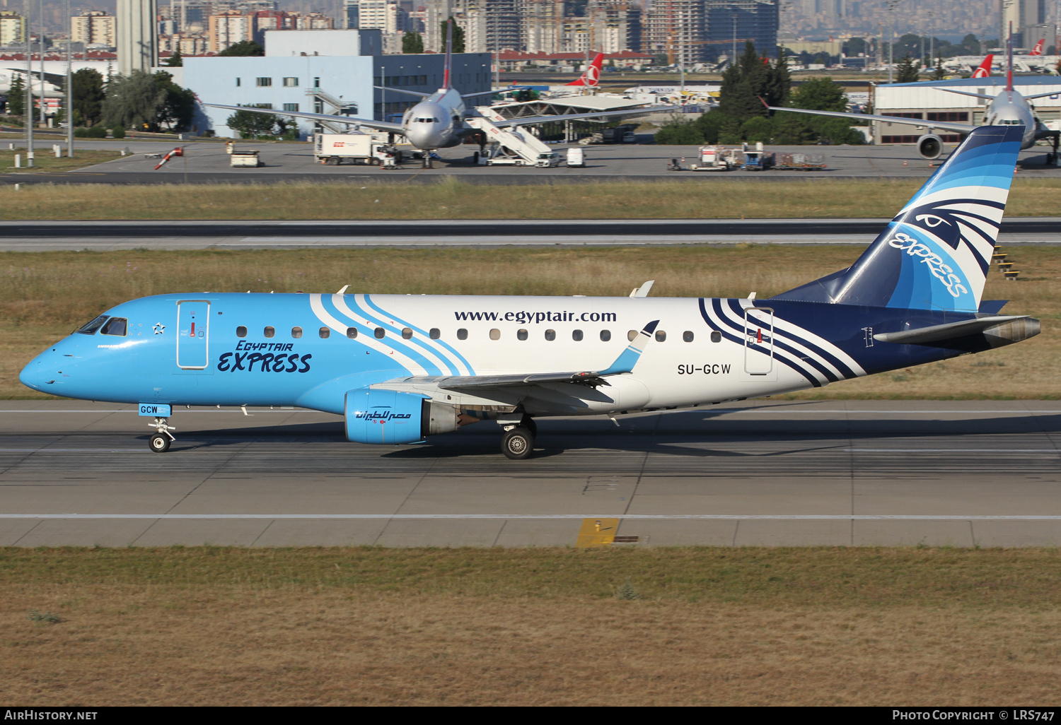 Aircraft Photo of SU-GCW | Embraer 170LR (ERJ-170-100LR) | EgyptAir Express | AirHistory.net #558193