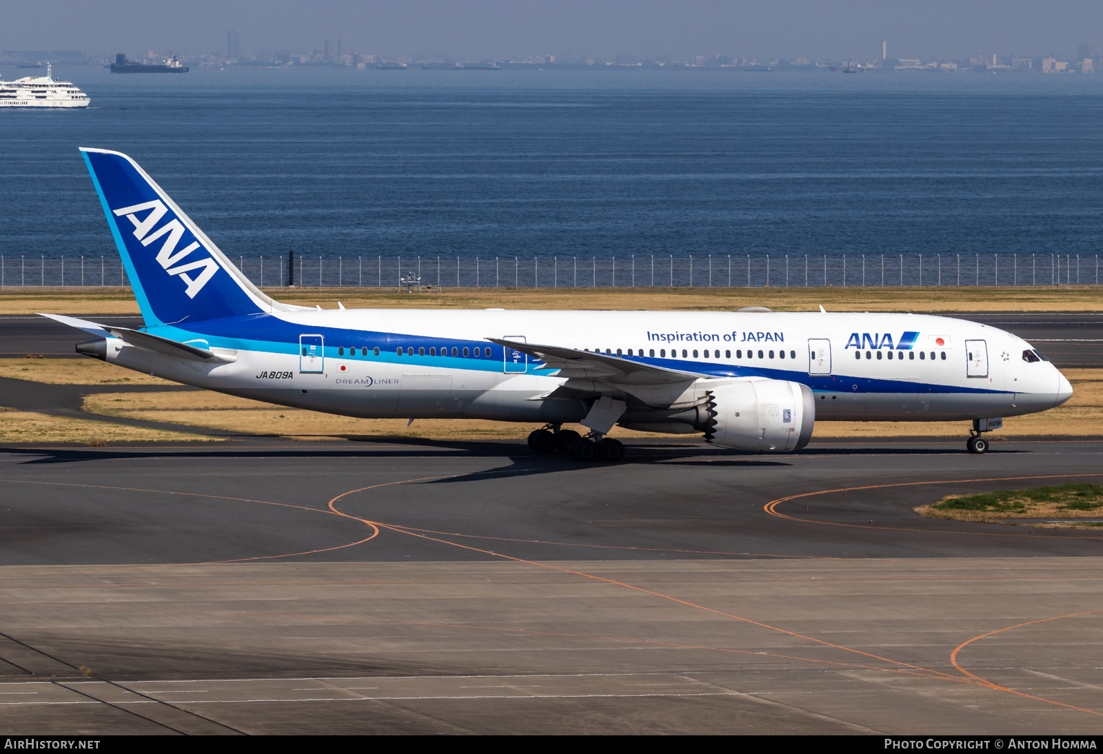 Aircraft Photo of JA809A | Boeing 787-8 Dreamliner | All Nippon Airways - ANA | AirHistory.net #558237