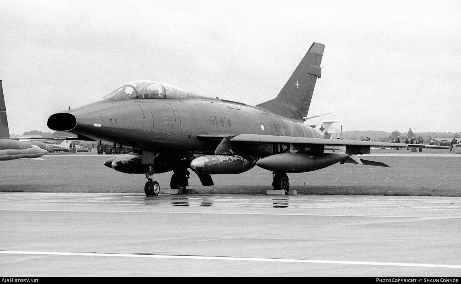 Aircraft Photo of GT-874 | North American TF-100F Super Sabre | Denmark - Air Force | AirHistory.net #558241