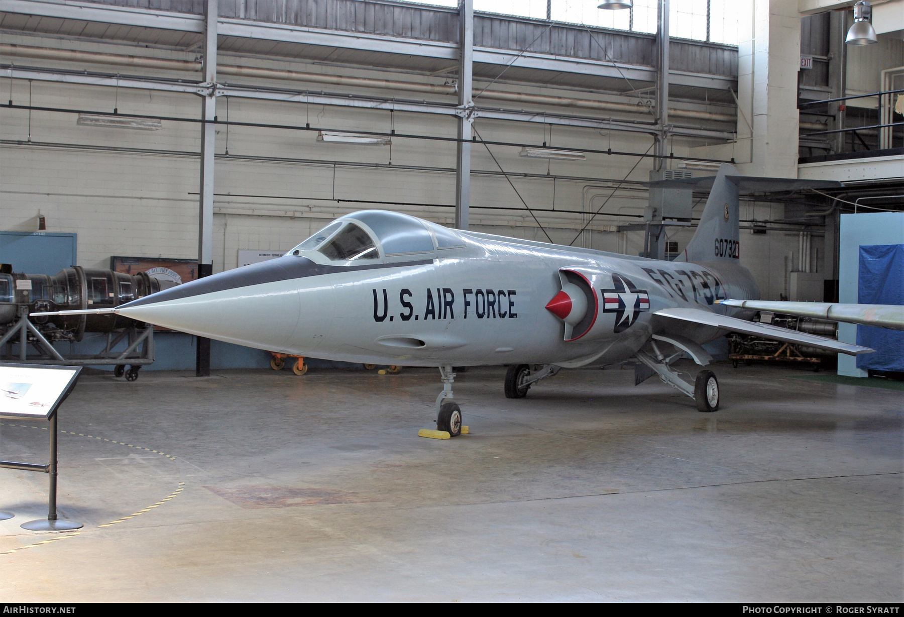 Aircraft Photo of 56-732 / 60732B | Lockheed GF-104A Starfighter | USA - Air Force | AirHistory.net #558262