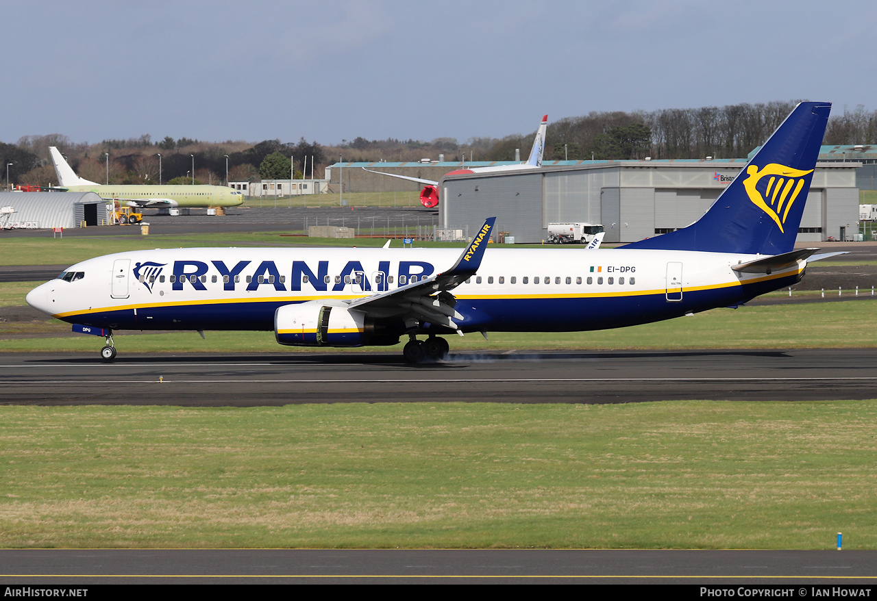 Aircraft Photo of EI-DPG | Boeing 737-8AS | Ryanair | AirHistory.net #558288