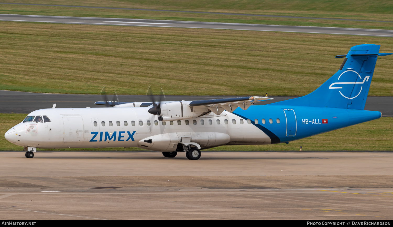 Aircraft Photo of HB-ALL | ATR ATR-72-202/F | Zimex Aviation | AirHistory.net #558307