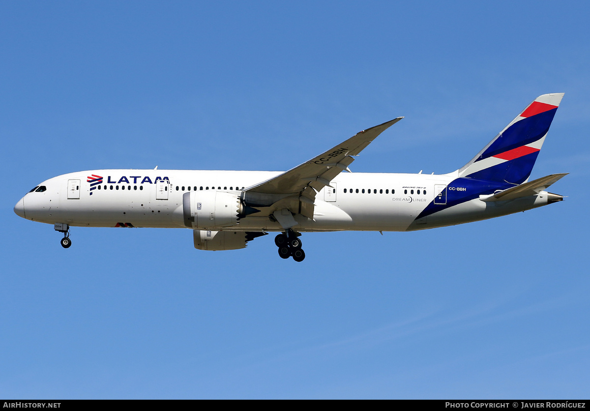 Aircraft Photo of CC-BBH | Boeing 787-8 Dreamliner | LATAM Airlines | AirHistory.net #558329