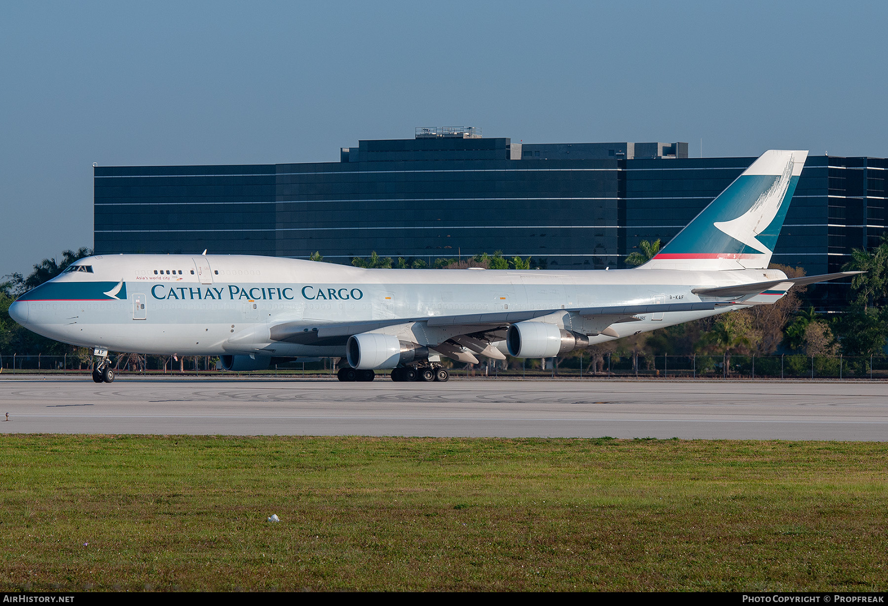 Aircraft Photo of B-KAF | Boeing 747-412(BCF) | Cathay Pacific Airways Cargo | AirHistory.net #558347