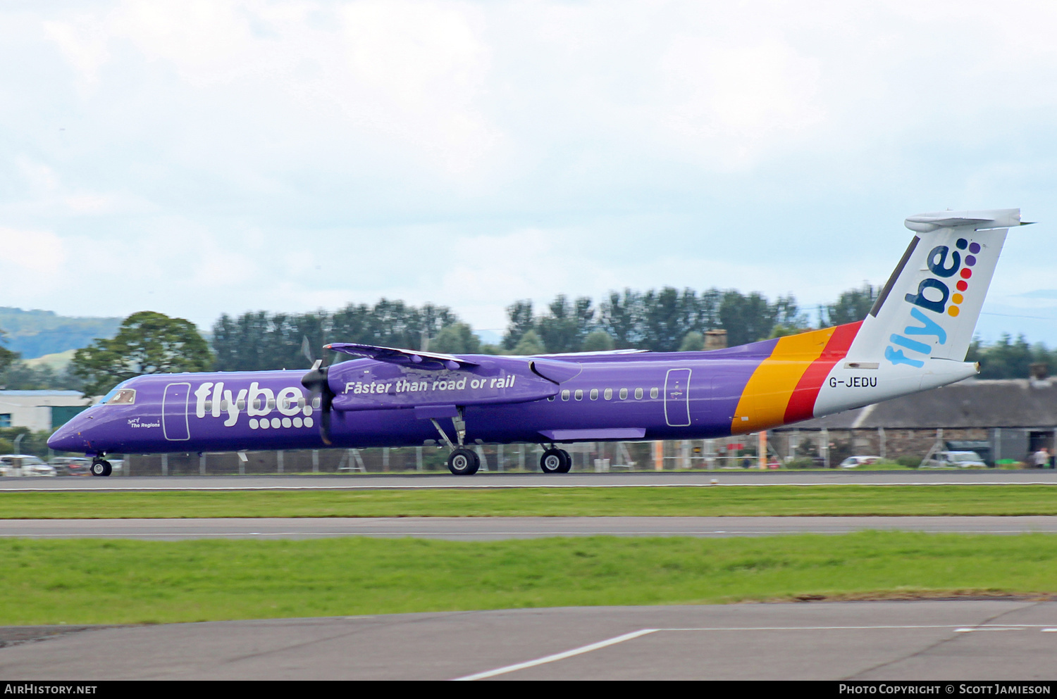 Aircraft Photo of G-JEDU | Bombardier DHC-8-402 Dash 8 | Flybe | AirHistory.net #558359