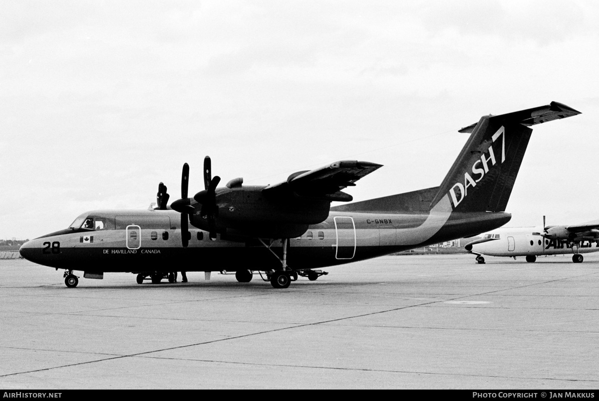Aircraft Photo of C-GNBX | De Havilland Canada DHC-7-100 Dash 7 | De Havilland Canada | AirHistory.net #558363