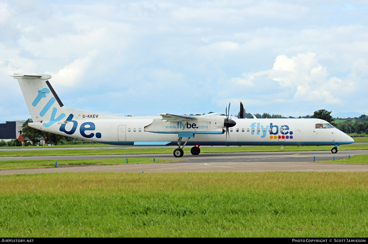 Aircraft Photo of G-KKEV | Bombardier DHC-8-402 Dash 8 | Flybe | AirHistory.net #558364
