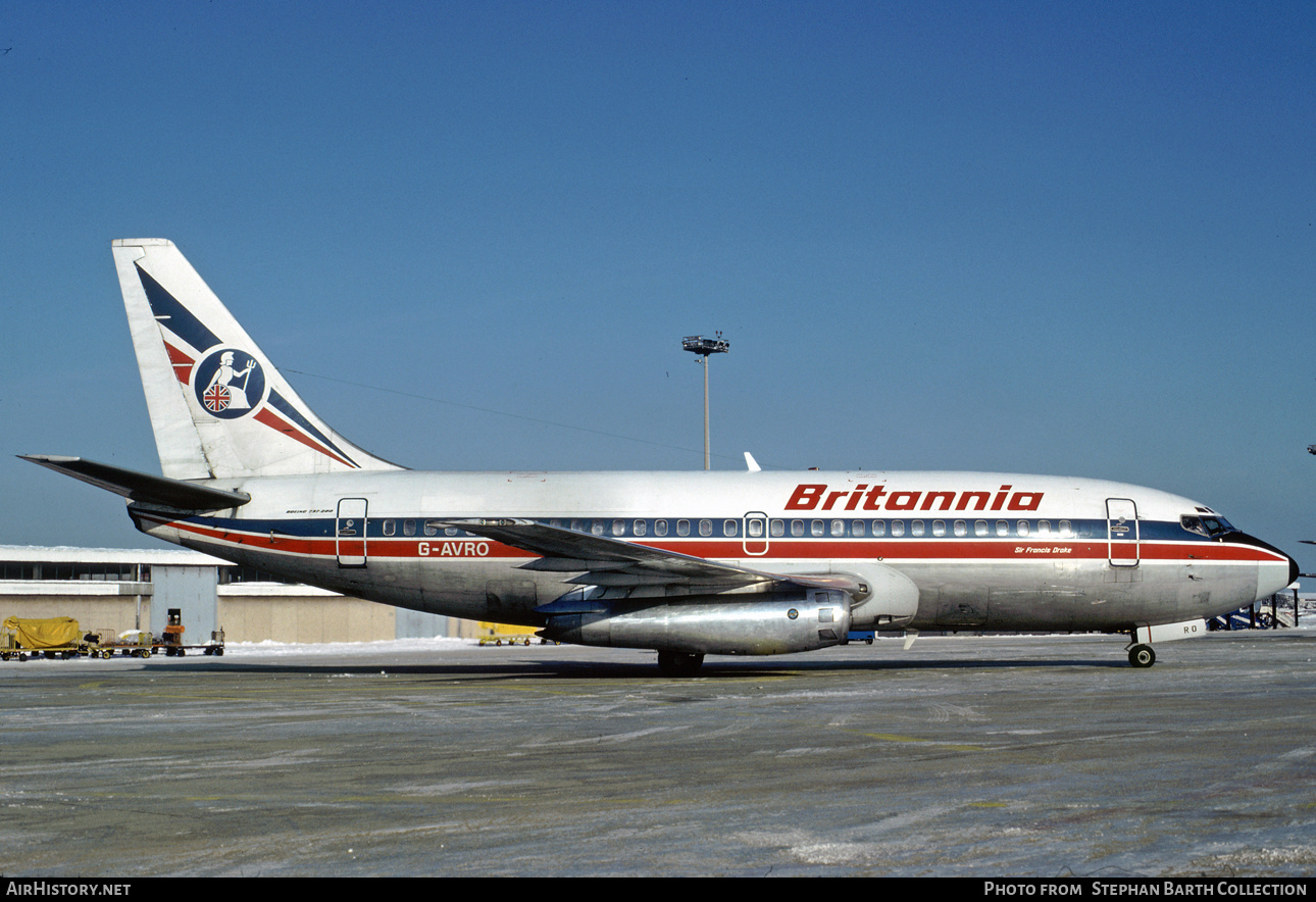 Aircraft Photo of G-AVRO | Boeing 737-204 | Britannia Airways | AirHistory.net #558394