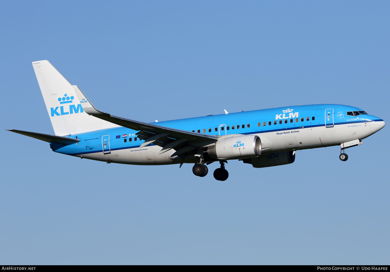 Aircraft Photo of PH-BGO | Boeing 737-7K2 | KLM - Royal Dutch Airlines | AirHistory.net #558403
