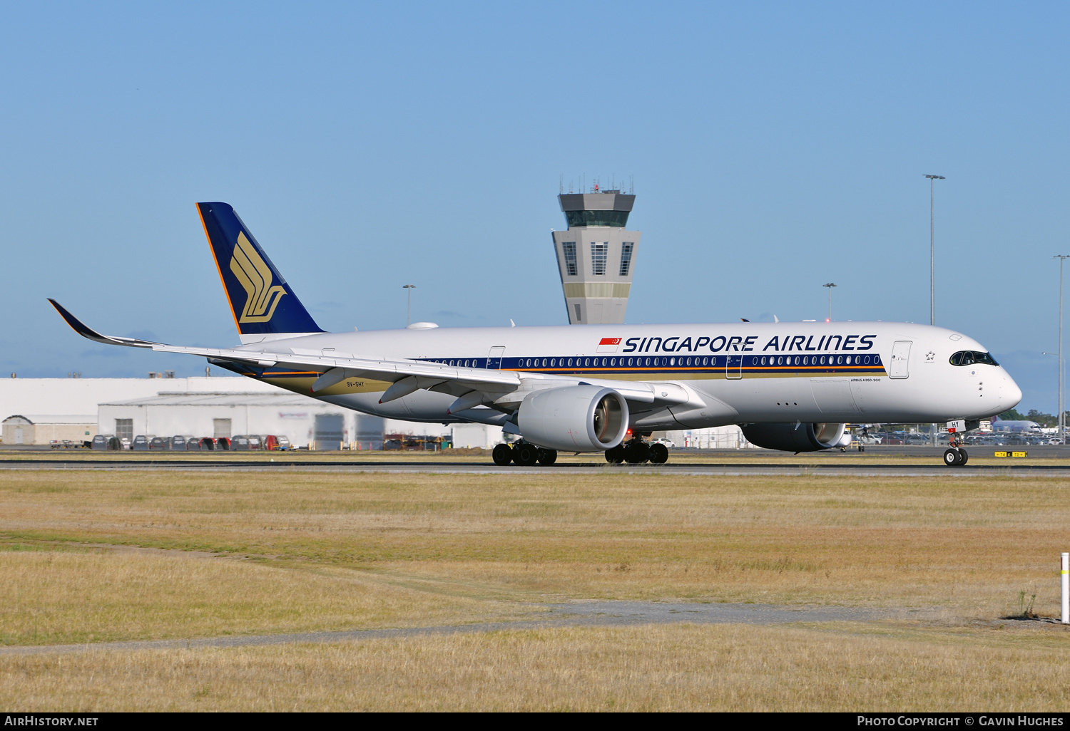 Aircraft Photo of 9V-SHY | Airbus A350-941 | Singapore Airlines | AirHistory.net #558449