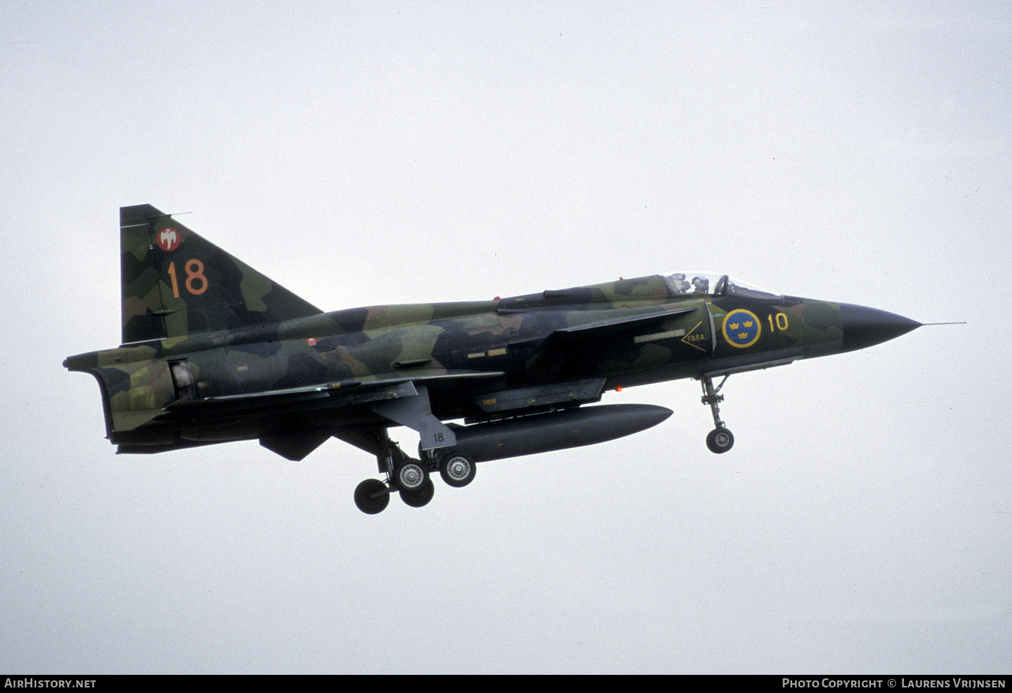 Aircraft Photo of 37074 | Saab AJ37 Viggen | Sweden - Air Force | AirHistory.net #558490