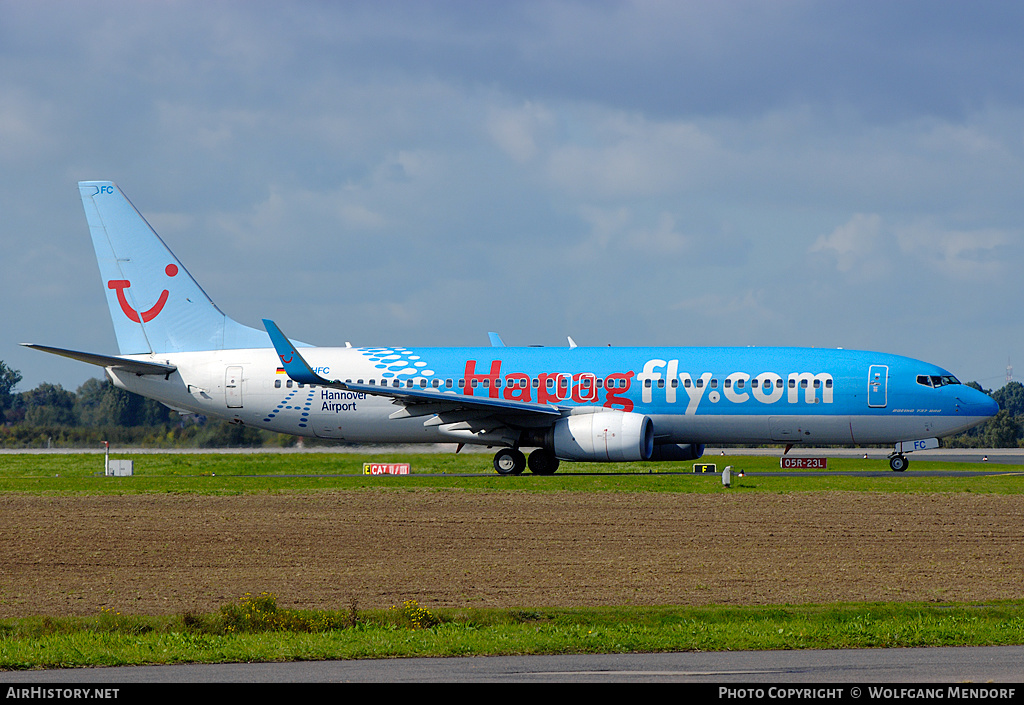 Aircraft Photo of D-AHFC | Boeing 737-8K5 | Hapagfly | AirHistory.net #558496