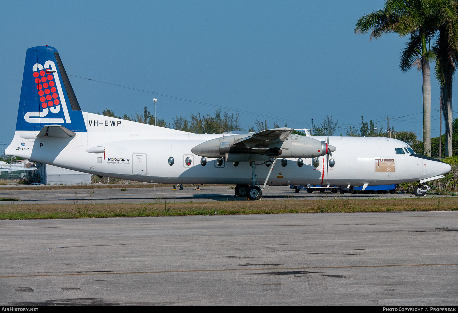 Aircraft Photo of VH-EWP | Fokker F27-500F Friendship | Fugro Airborne Surveys | AirHistory.net #558510