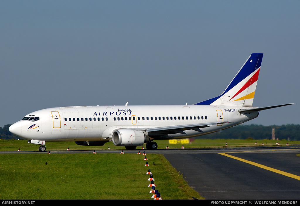 Aircraft Photo of F-GFUF | Boeing 737-3B3(QC) | Europe Airpost | AirHistory.net #558516