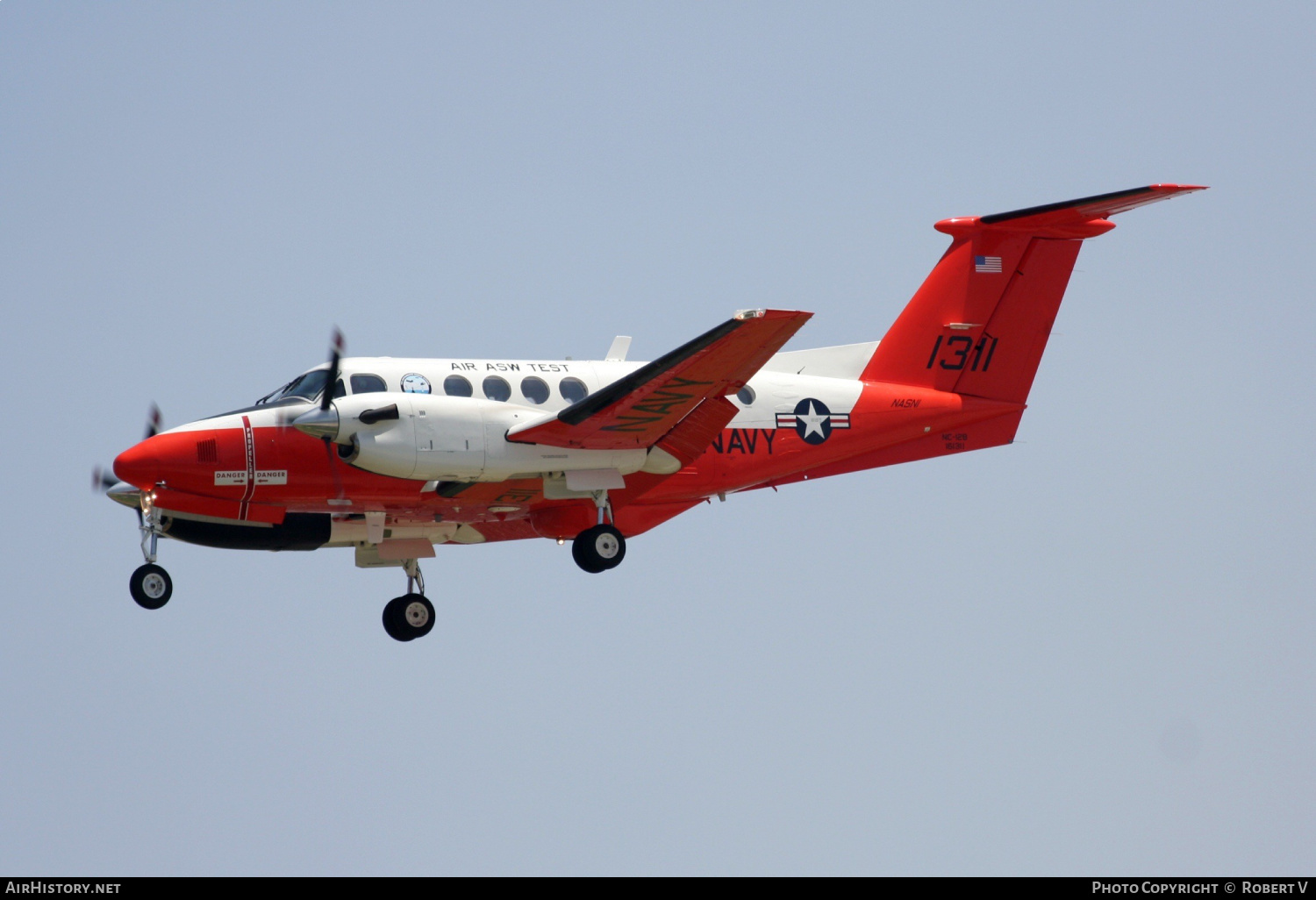 Aircraft Photo of 161311 / 1311 | Beech NC-12B Super King Air (A200C) | USA - Navy | AirHistory.net #558519