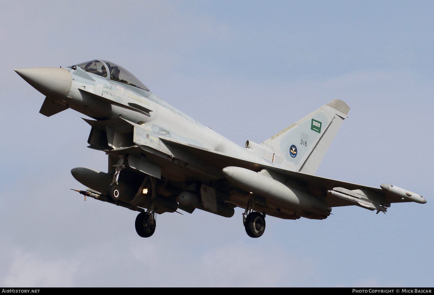 Aircraft Photo of 316 | Eurofighter EF-2000 Typhoon F2 | Saudi Arabia - Air Force | AirHistory.net #558532