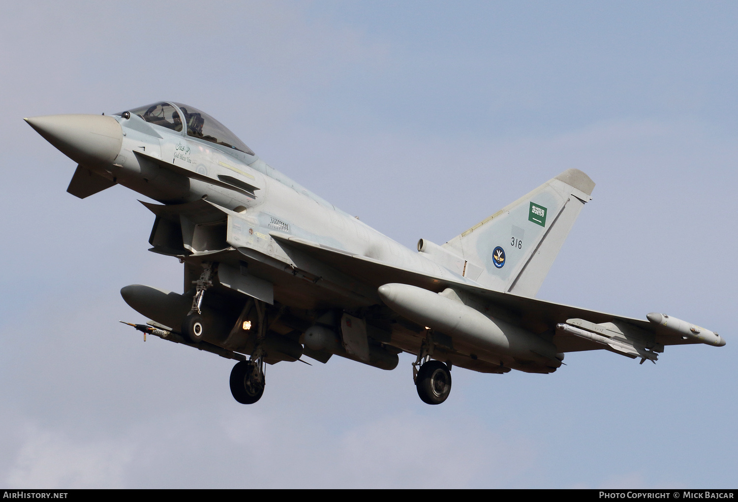 Aircraft Photo of 316 | Eurofighter EF-2000 Typhoon | Saudi Arabia - Air Force | AirHistory.net #558532