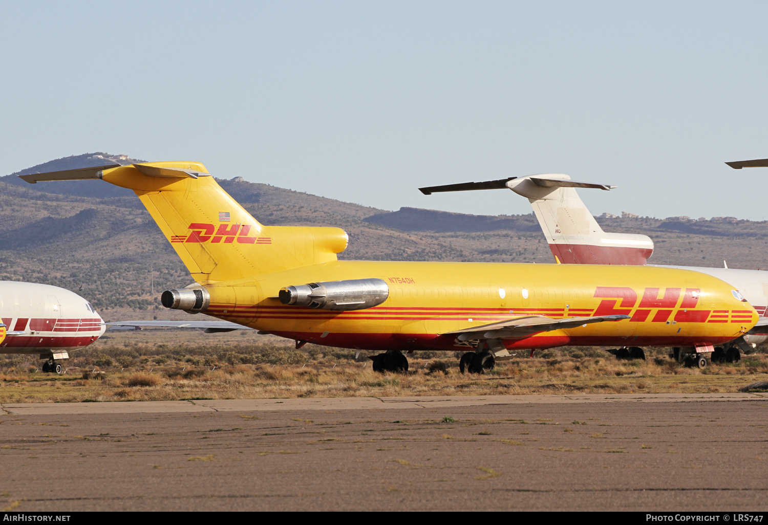 Aircraft Photo of N754DH | Boeing 727-223(F) | DHL International | AirHistory.net #558535