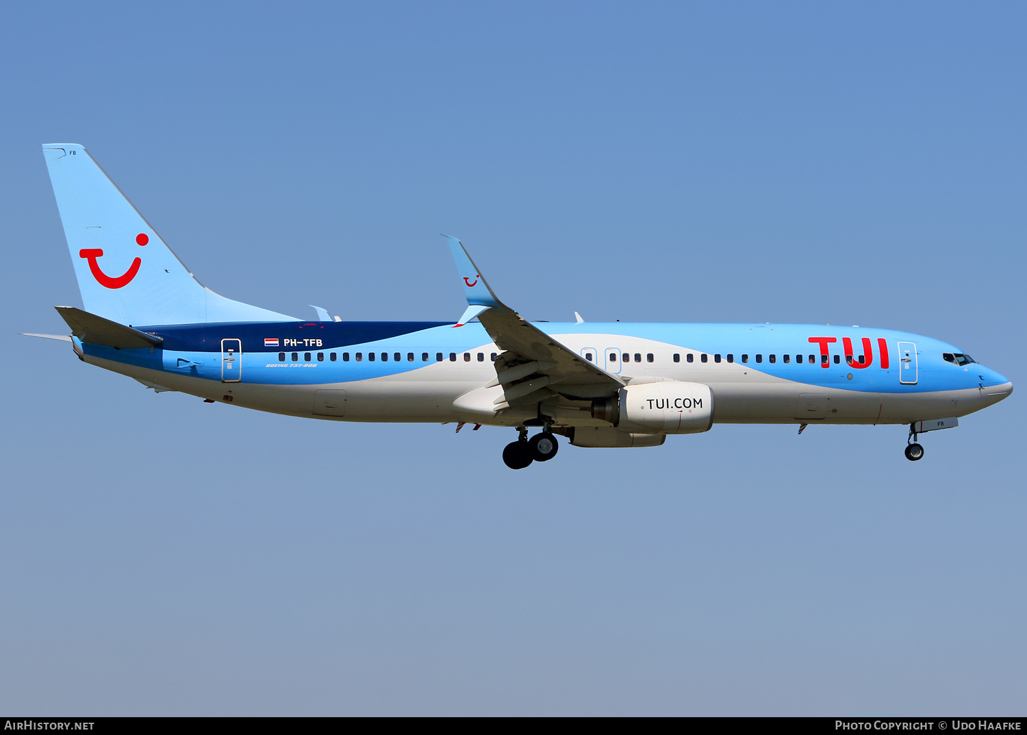 Aircraft Photo of PH-TFB | Boeing 737-8K5 | TUI | AirHistory.net #558562