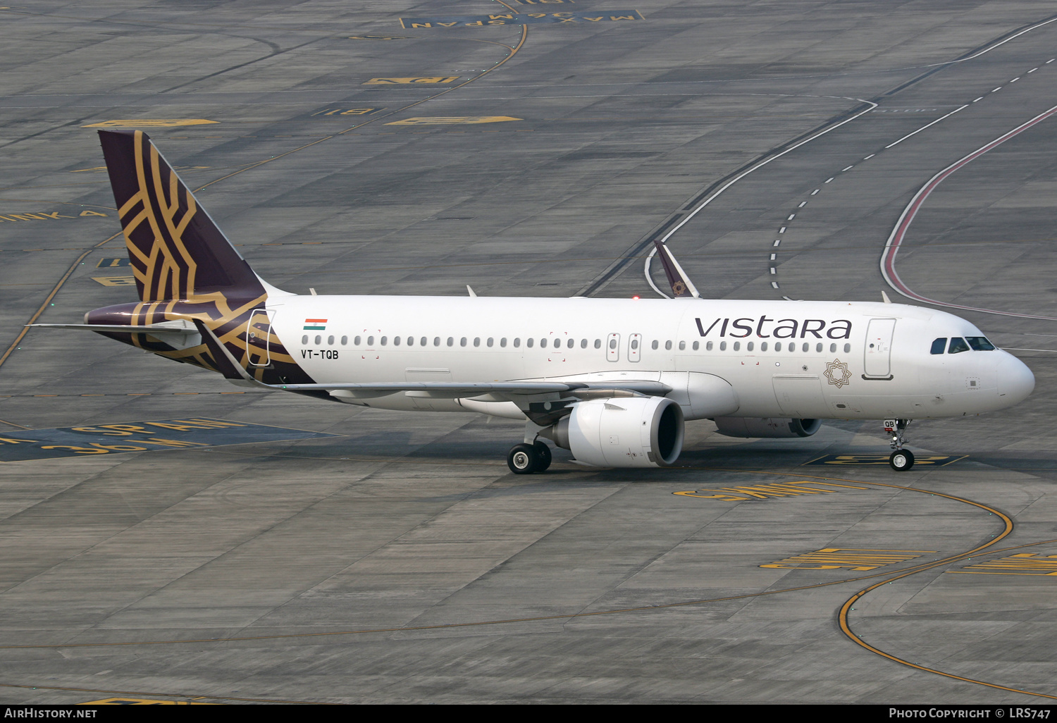 Aircraft Photo of VT-TQB | Airbus A320-251N | Vistara | AirHistory.net #558566