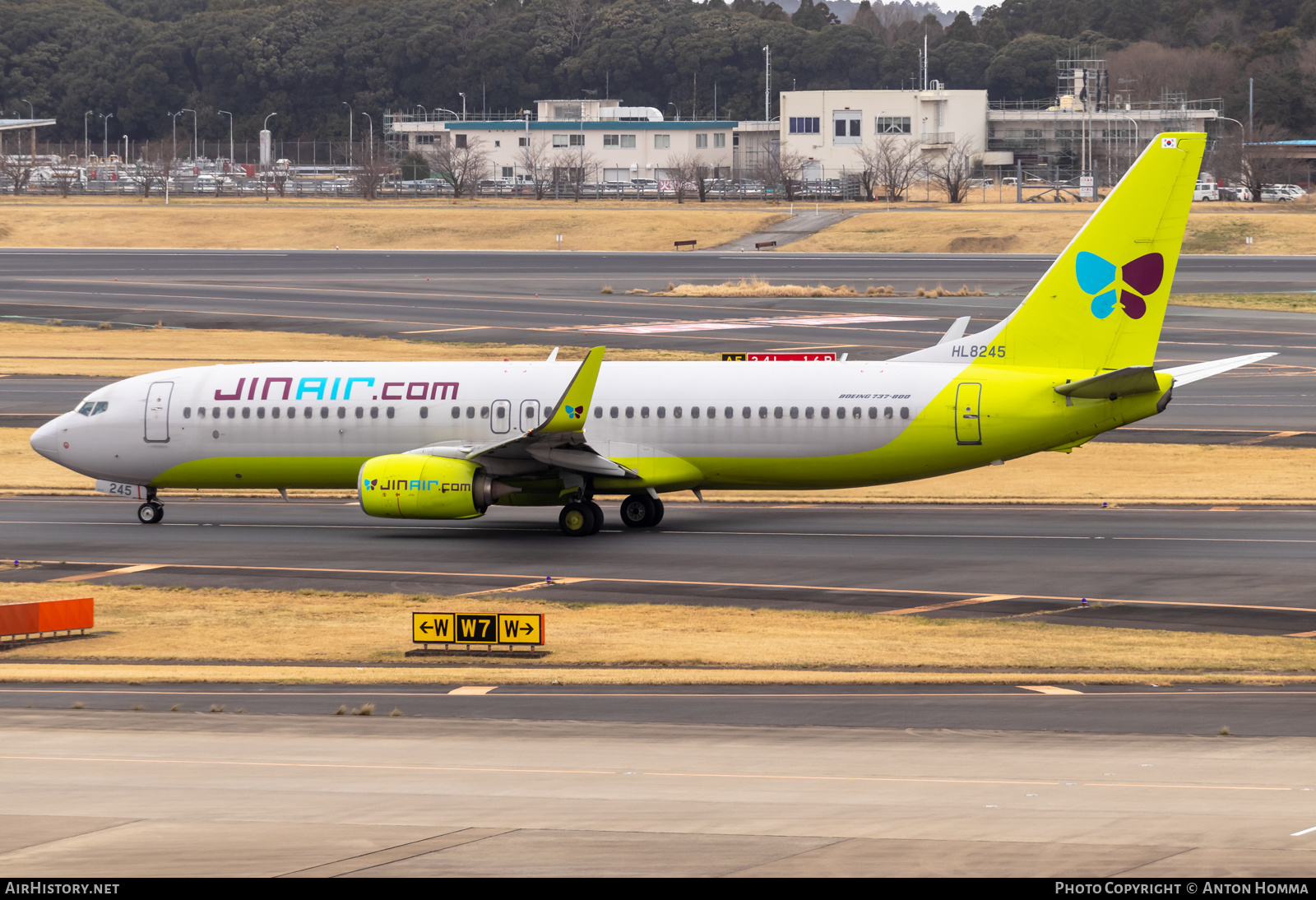 Aircraft Photo of HL8245 | Boeing 737-8Q8 | Jin Air | AirHistory.net #558576