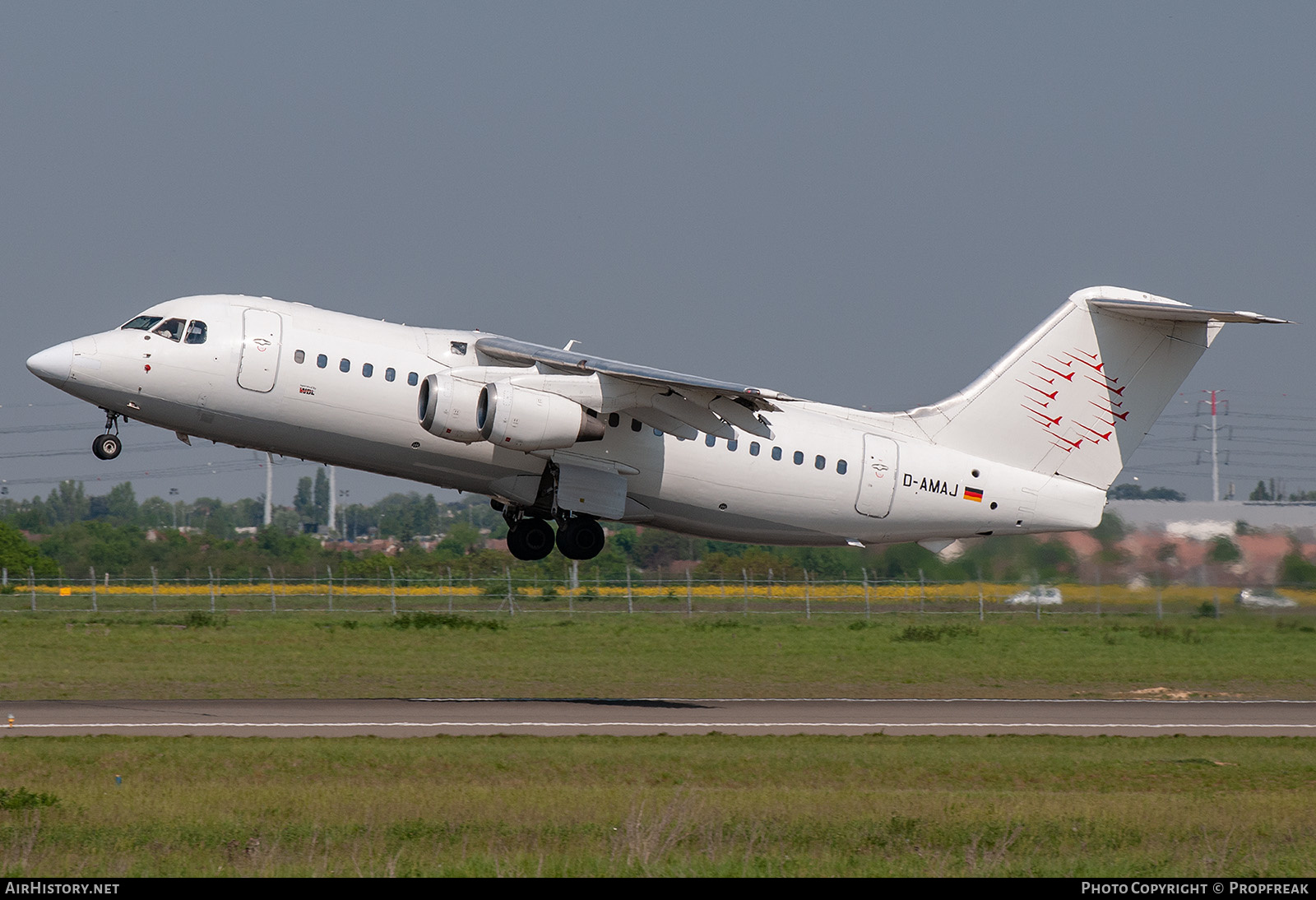 Aircraft Photo of D-AMAJ | British Aerospace BAe-146-200A | WDL Aviation | AirHistory.net #558577