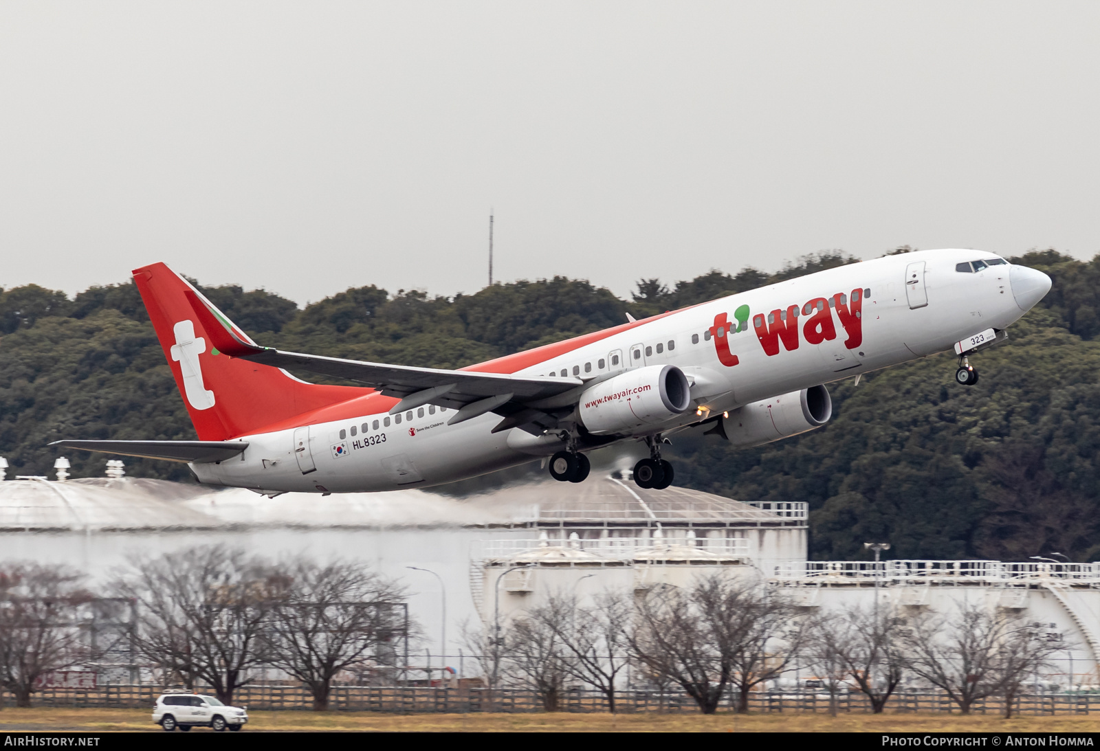 Aircraft Photo of HL8323 | Boeing 737-8AS | T'way Air | AirHistory.net #558603