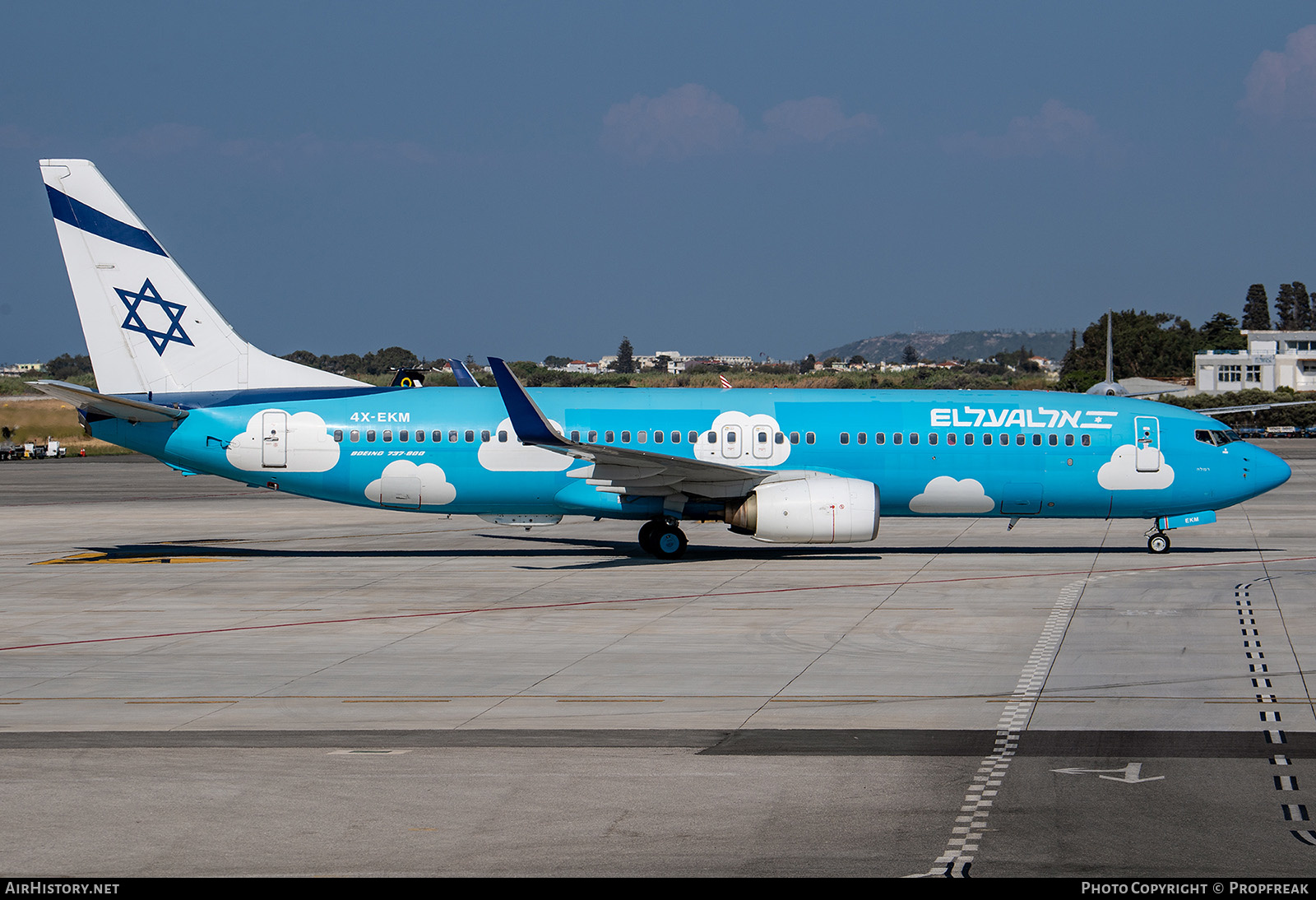Aircraft Photo of 4X-EKM | Boeing 737-804 | El Al Israel Airlines | AirHistory.net #558613