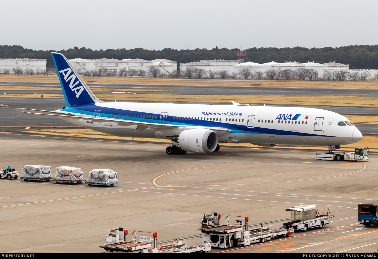 Aircraft Photo of JA898A | Boeing 787-9 Dreamliner | All Nippon Airways - ANA | AirHistory.net #558644