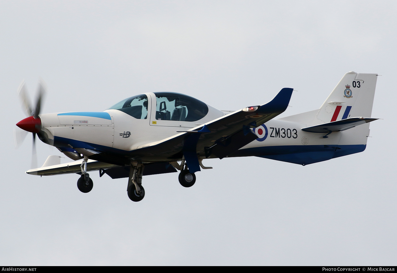 Aircraft Photo of ZM303 | Grob G-120TP Prefect T1 | UK - Air Force | AirHistory.net #558697