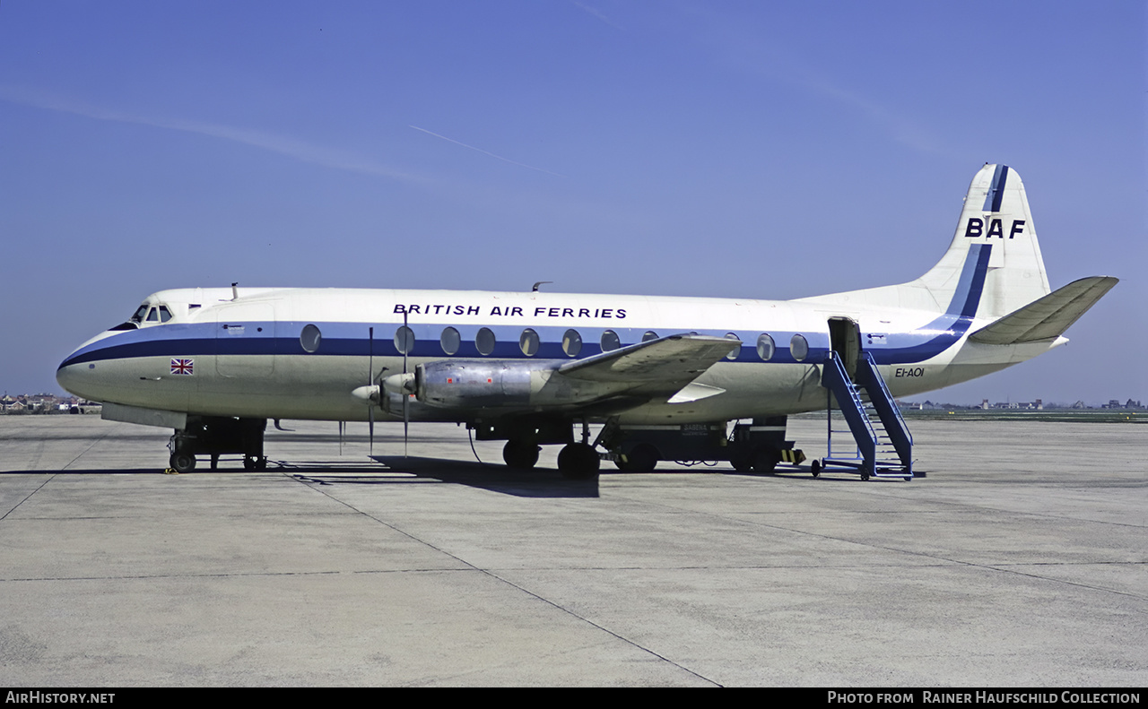 Aircraft Photo of EI-AOI | Vickers 803 Viscount | British Air Ferries - BAF | AirHistory.net #558702