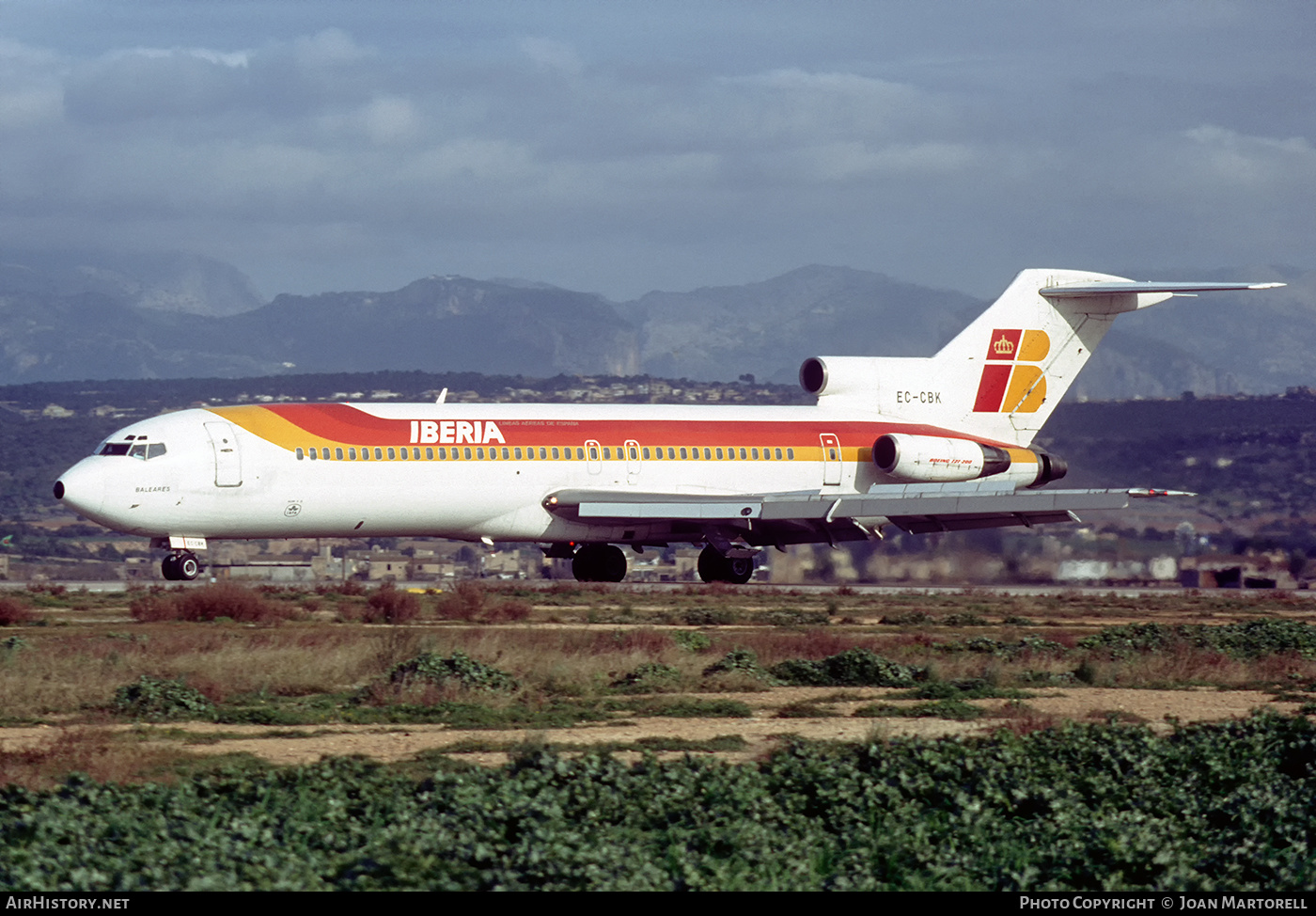 Aircraft Photo of EC-CBK | Boeing 727-256/Adv | Iberia | AirHistory.net #558707