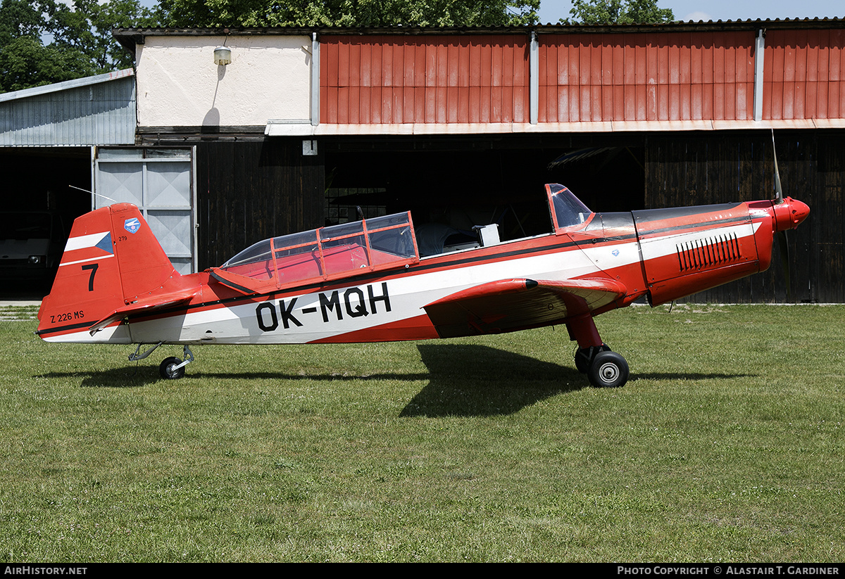 Aircraft Photo of OK-MQH | Zlin Z-226MS Trener | Aeroklub Soběslav | AirHistory.net #558711