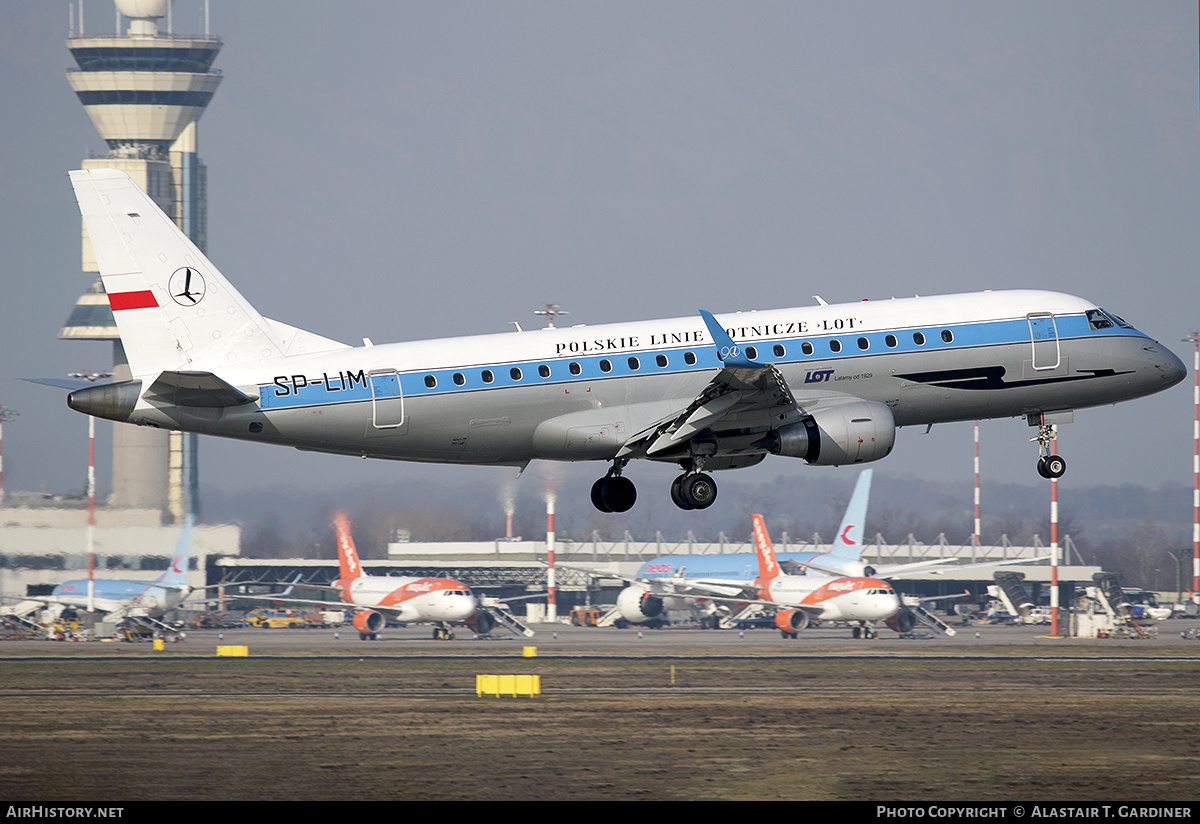 Aircraft Photo of SP-LIM | Embraer 175LR (ERJ-170-200LR) | LOT Polish Airlines - Polskie Linie Lotnicze | AirHistory.net #558729