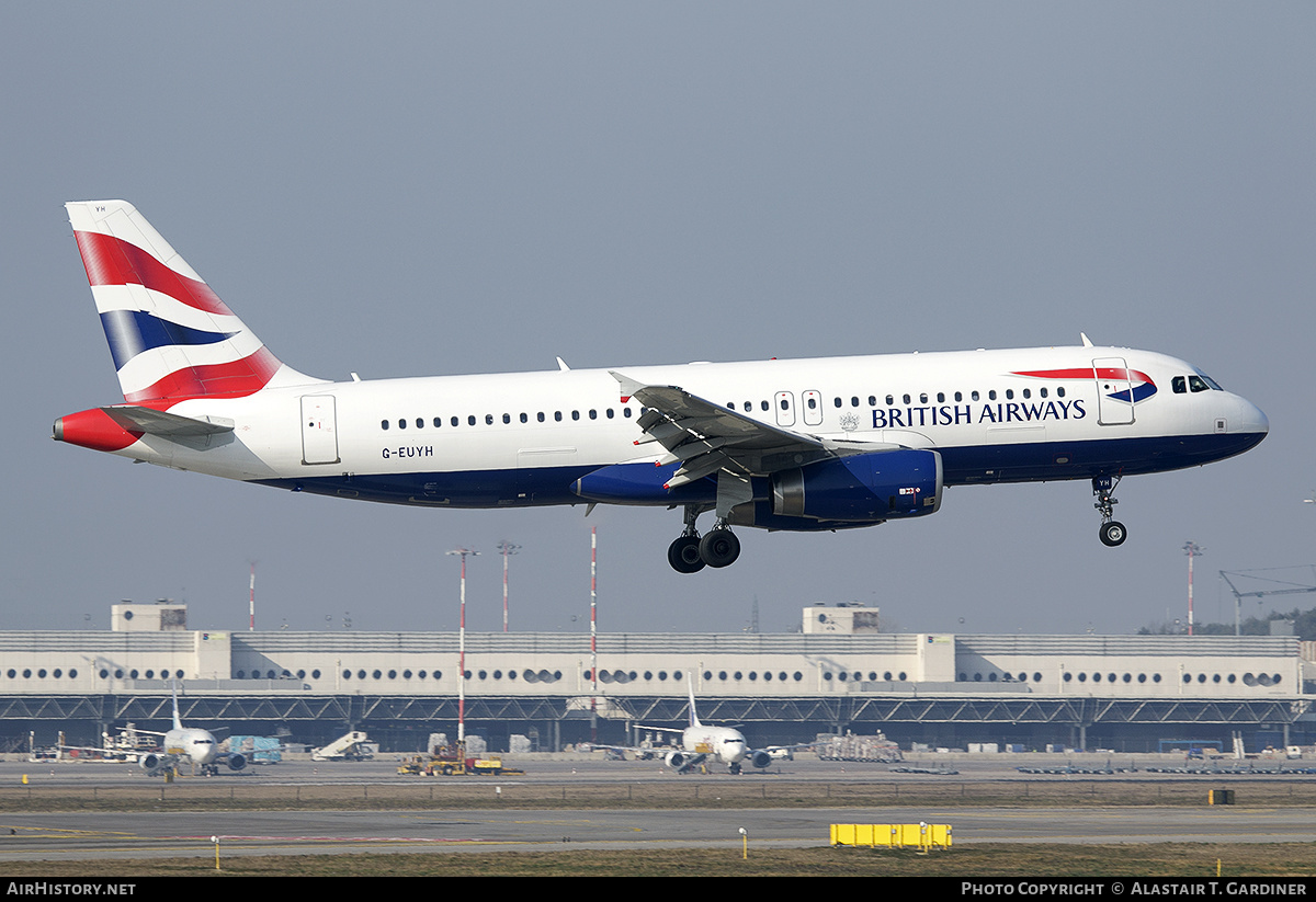 Aircraft Photo of G-EUYH | Airbus A320-232 | British Airways | AirHistory.net #558734