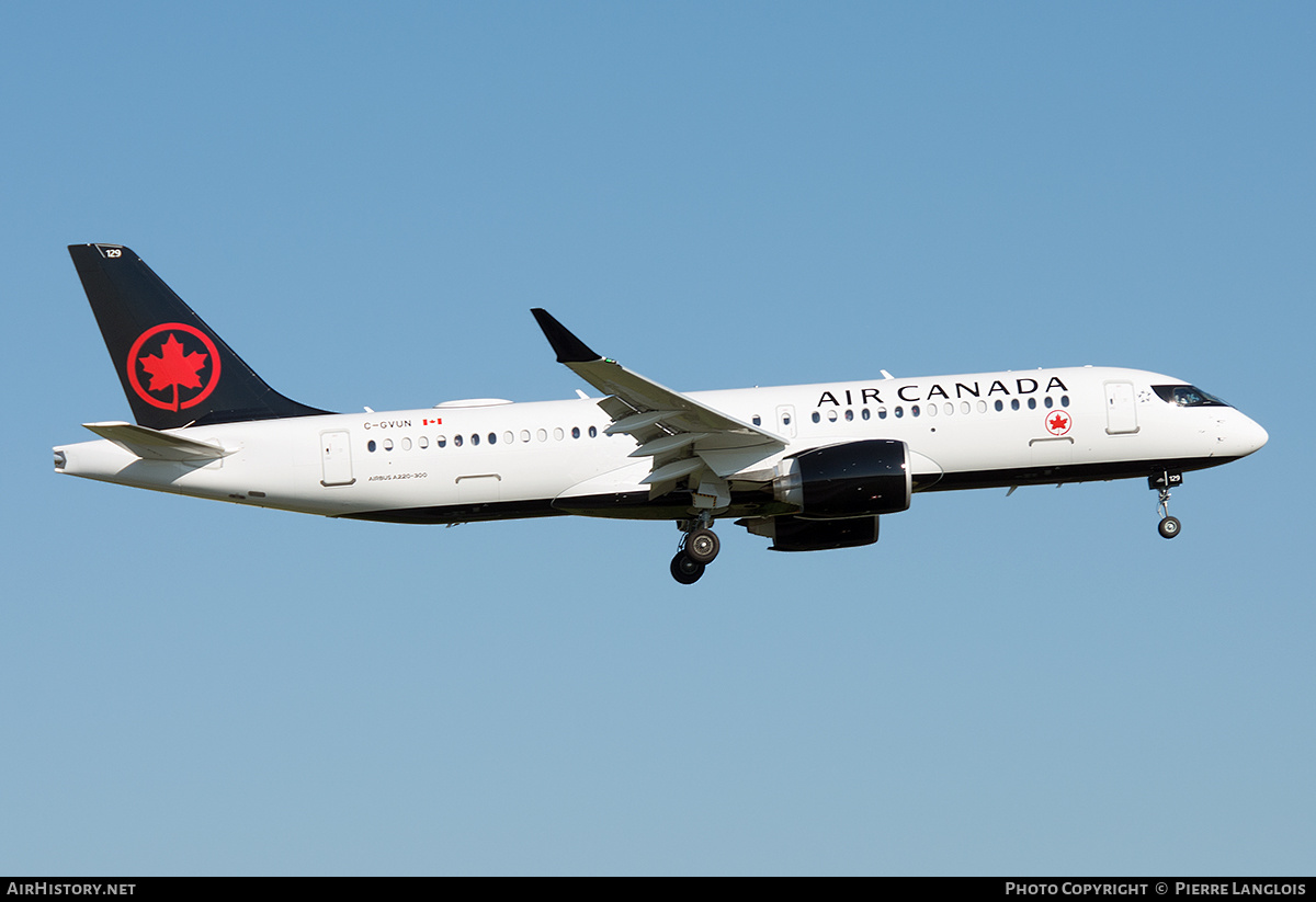 Aircraft Photo of C-GVUN | Airbus A220-371 (BD-500-1A11) | Air Canada | AirHistory.net #558756