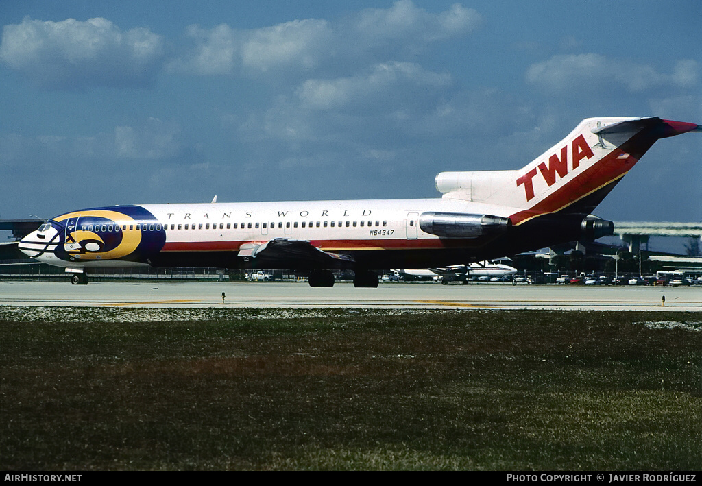 Aircraft Photo of N64347 | Boeing 727-231/Adv | Trans World Airlines - TWA | AirHistory.net #558761