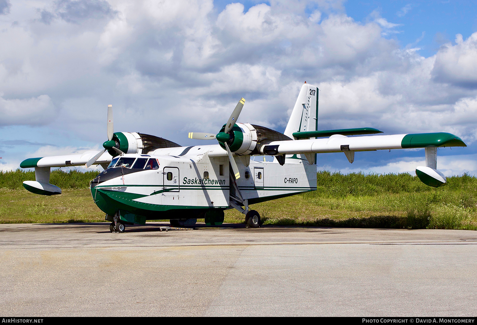 Aircraft Photo of C-FAFO | Canadair CL-215-V (CL-215-1A10) | Saskatchewan Government | AirHistory.net #558773