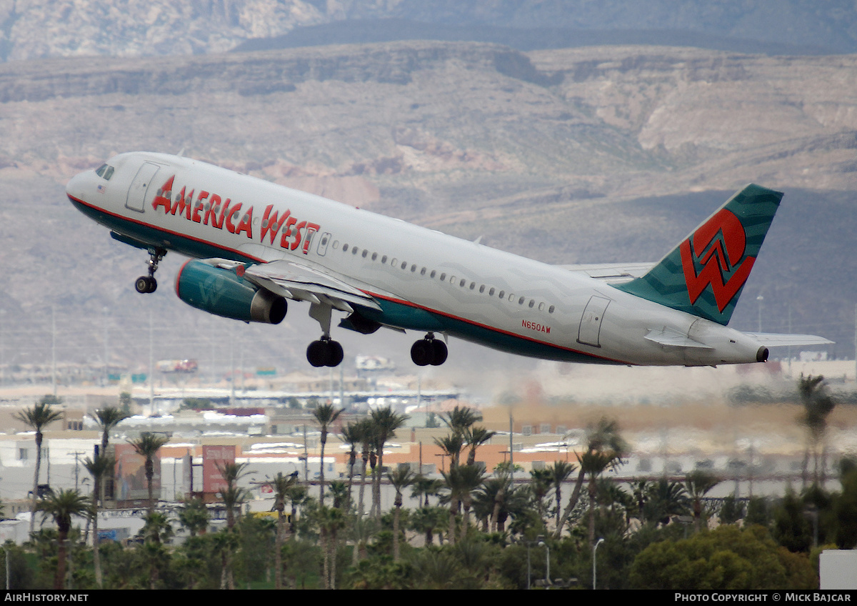 Aircraft Photo of N650AW | Airbus A320-232 | America West Airlines | AirHistory.net #558778