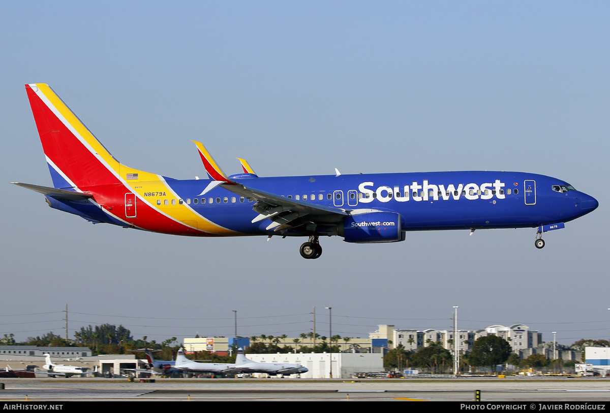 Aircraft Photo of N8679A | Boeing 737-8H4 | Southwest Airlines | AirHistory.net #558782