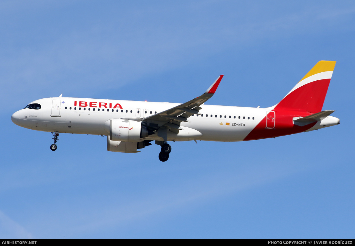 Aircraft Photo of EC-NTO | Airbus A320-251N | Iberia | AirHistory.net #558788