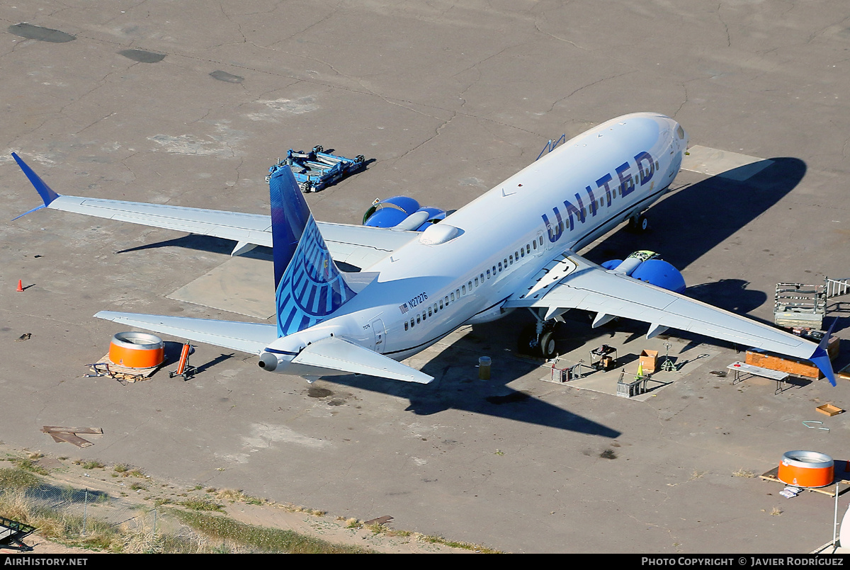 Aircraft Photo of N27276 | Boeing 737-8 Max 8 | United Airlines | AirHistory.net #558795