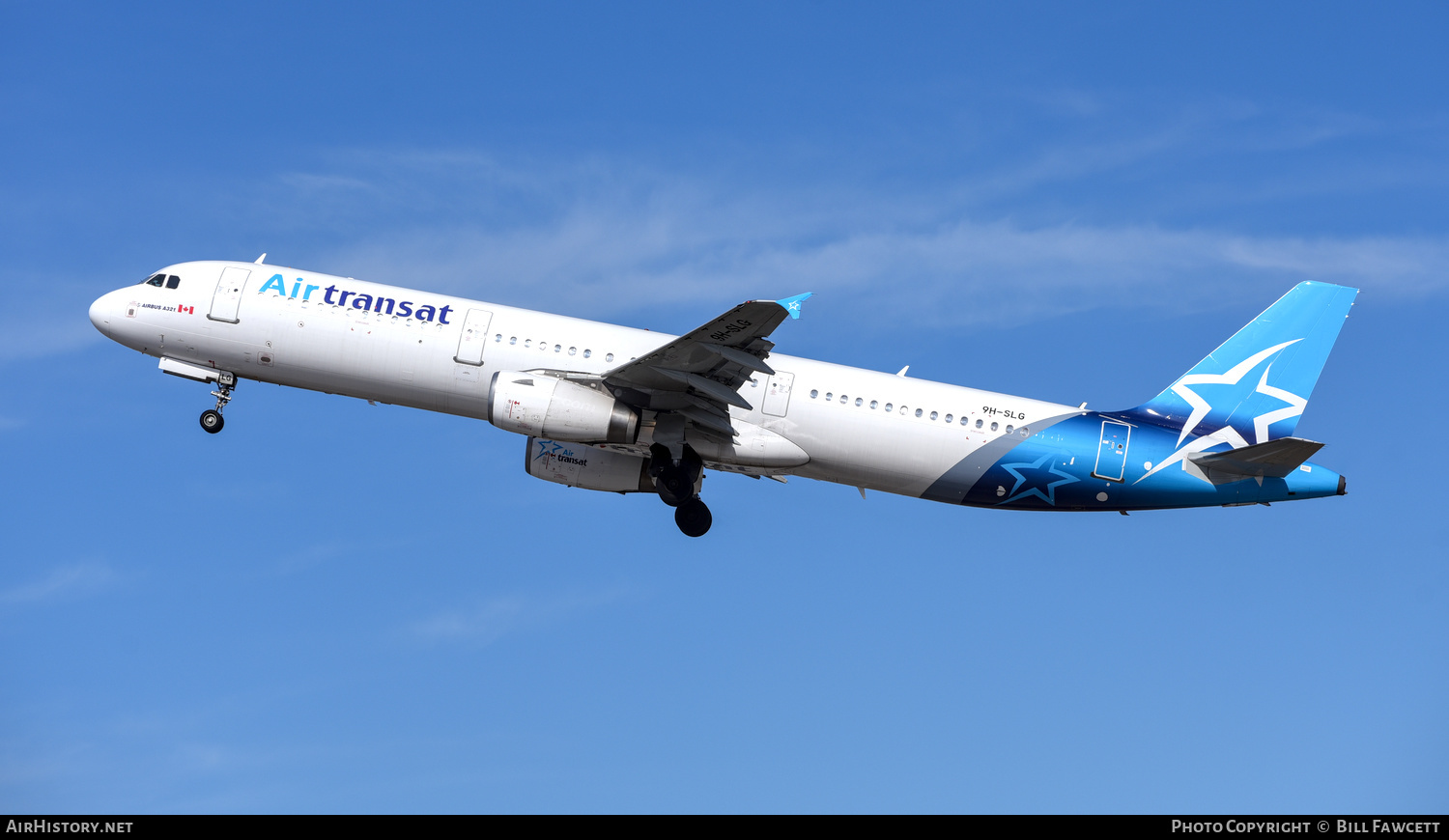 Aircraft Photo of 9H-SLG | Airbus A321-231 | Air Transat | AirHistory.net #558814